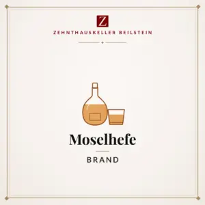 Etikett-Karte Moselhefe, Zehnthauskeller Beilstein